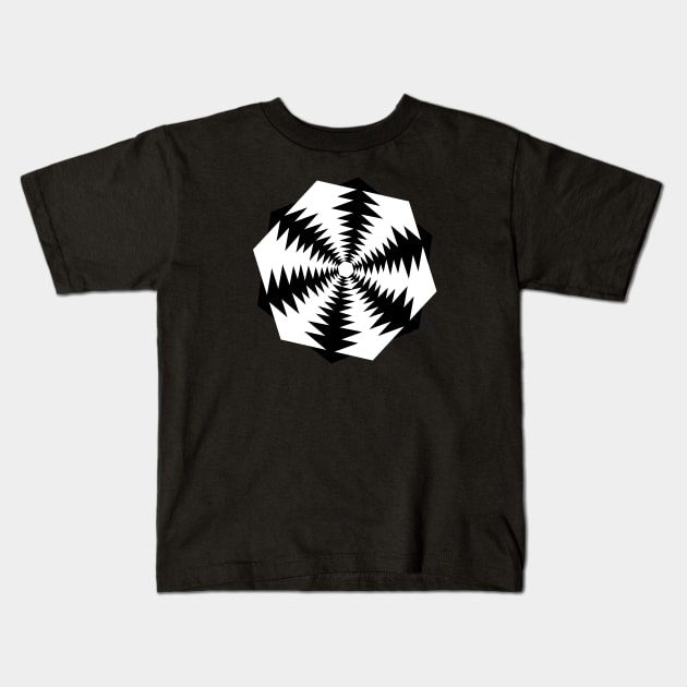 Edgeless Triangle optical illusion Kids T-Shirt by ArianJacobs